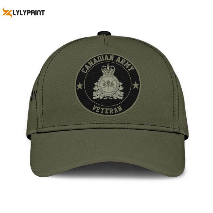 Personalized Name Xt Canadian Army Classic Cap 1