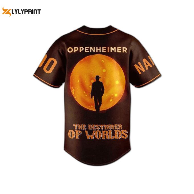 Personalized Oppenheimer Baseball Jersey For Men Women 1