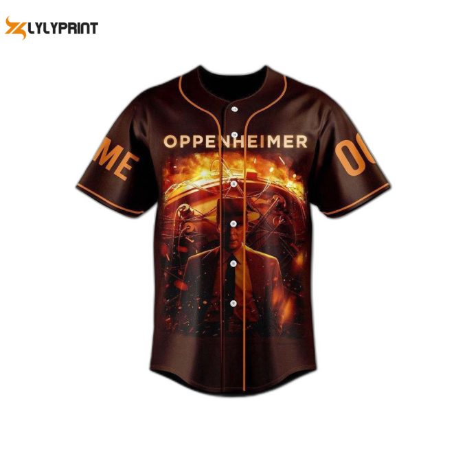 Personalized Oppenheimer Baseball Jersey For Men Women, The Destroyer Of Worlds Jersey Shirt 1