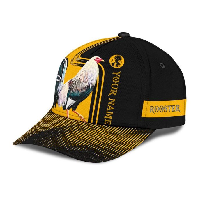 Personalized Rooster 3D Printed Cap Baseball Hat 4