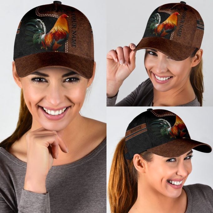 Personalized Rooster Cap Baseball Hat 5