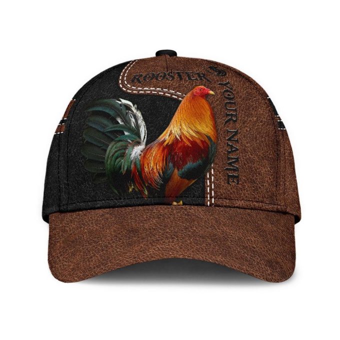 Personalized Rooster Cap Baseball Hat 1