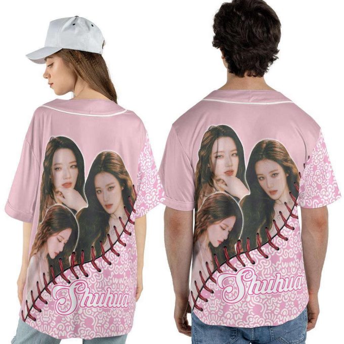 Personalized Shuhua Kpop Baseball Jersey For Men Women 4