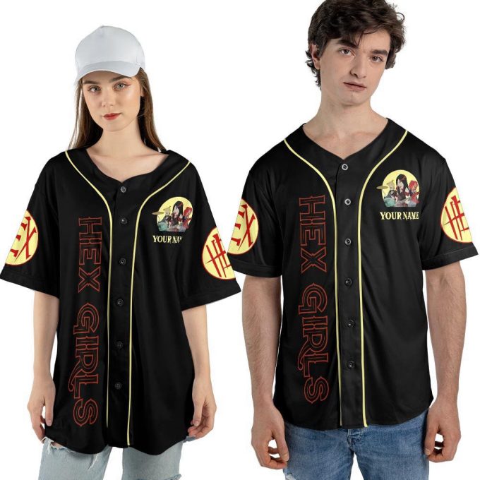 Personalized The Hex Girls Rock Band Music Baseball Jersey For Men Women