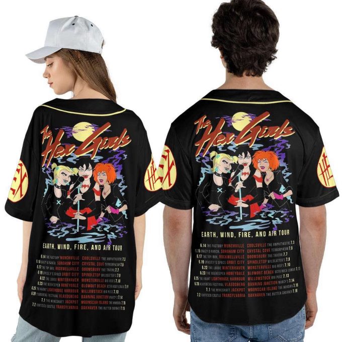 Personalized The Hex Girls Rock Band Music Baseball Jersey For Men Women