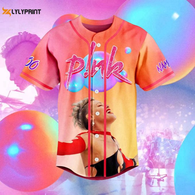 Pink Summer Carnival 2023 Personalized Adult Baseball Jersey For Men Women