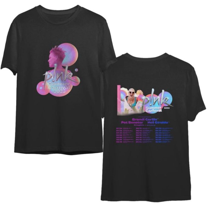 Pink Summer Carnival Tour 2023 T-Shirt 4