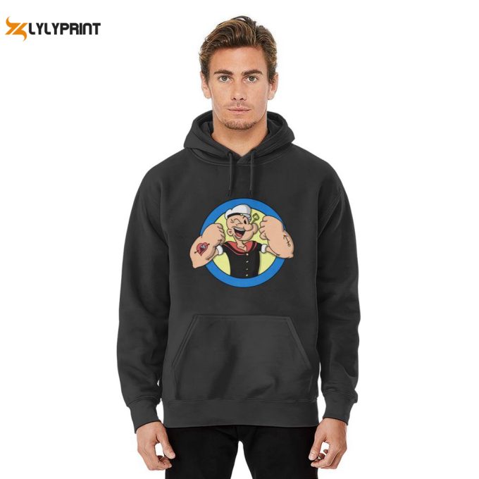 Popeye Logo Art Hoodies: Unique And Stylish Collection For Fans 1