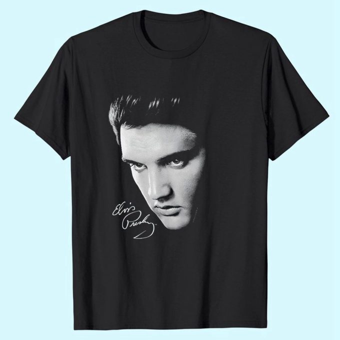 Popfunk Elvis Presley Signature Heartthrob Music T-Shirt For Men And Women 3