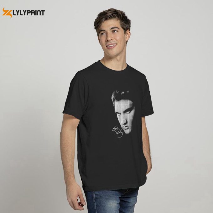 Popfunk Elvis Presley Signature Heartthrob Music T-Shirt For Men And Women 1