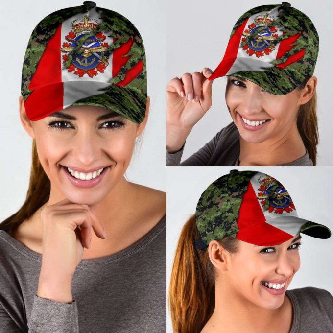 Premium Canadian Veteran Armed Forces Baseball Hat For Men - Classic Cap 4