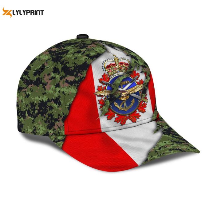 Premium Canadian Veteran Armed Forces Baseball Hat For Men - Classic Cap 1