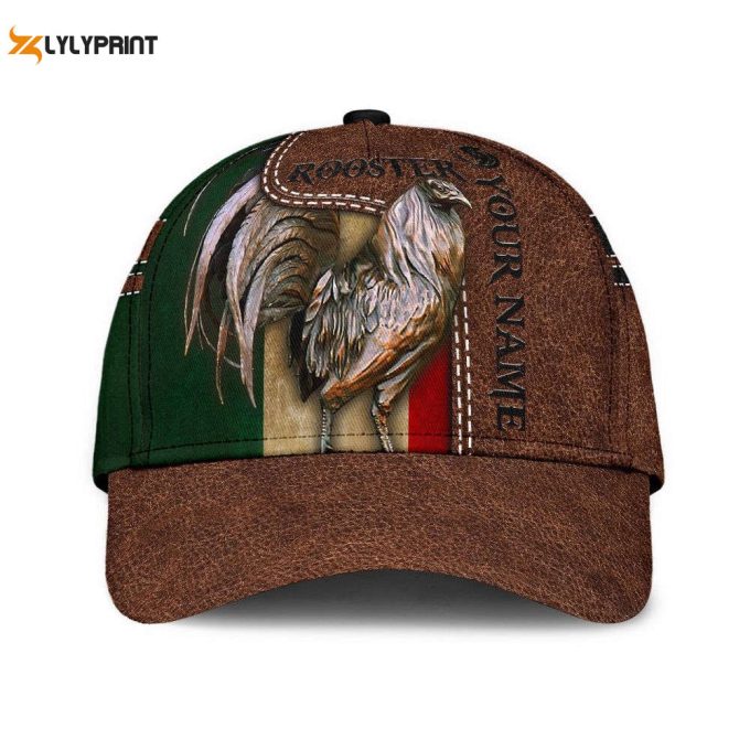 Premium Rooster 3D Printed Cap - Stylish And Unique Headwear Gift 1