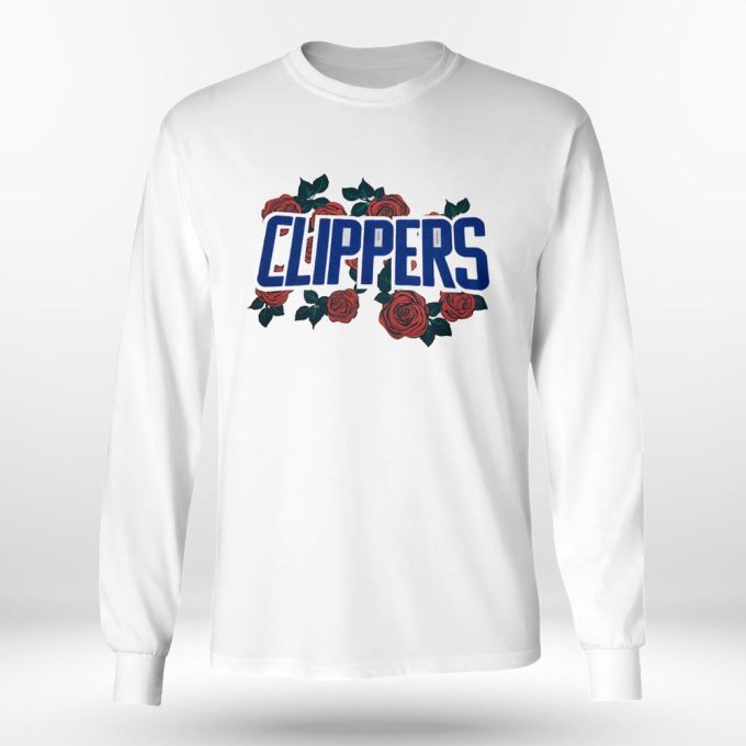 Pro Standard Clippers Wordmark Roses Tee Shirt Hoodie Gift For Men And Women 5