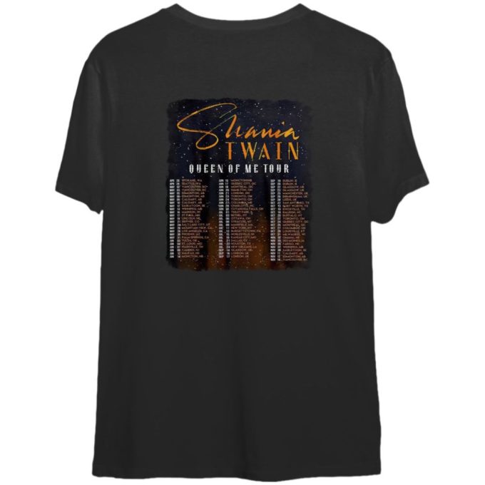 Queen Of Me Tour 2023 Shania Twain Shirt Gift For Men And Women 2