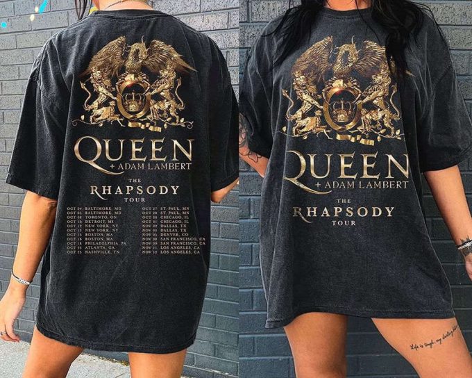 Queen The Rhapsody Tour 2023 Shirt, Queen Rock T-Shirt 5