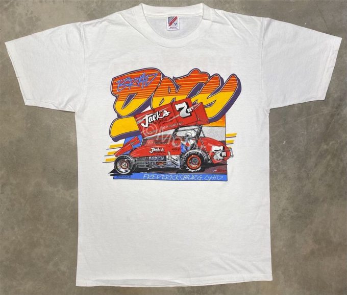 Rare! Vintage 1988 Brad Doty / Party Time Rentals Sprint Car Tee Gift For Men And Women 5