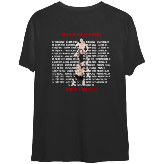 Red Hot Chili Peppers World Tour 2024 Png, Global Stadium Tour Gift For Women And Men 2