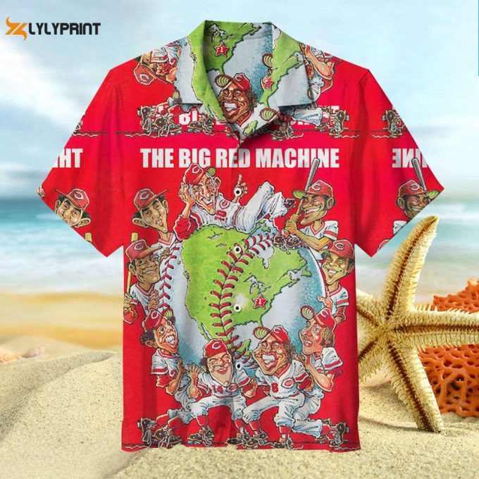 Retro Cincinnati Reds Hawaiian Shirt Summer Gift For Men Women 1