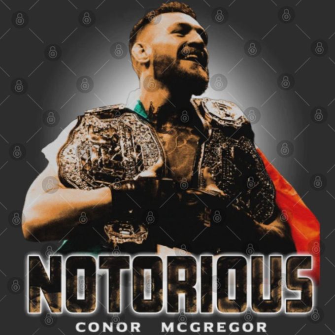 Exclusive Retro Conor Mcgregor Double-Sided &Amp; Vintage T-Shirt – Limited Edition 2