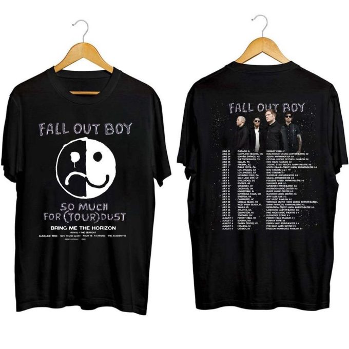 Retro Fall Out Boy Tour Shirt, Save Rock And Roll T-Shirt, 2023 Music Tour 4