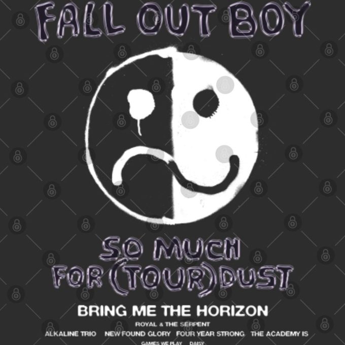 Retro Fall Out Boy Tour Shirt, Save Rock And Roll T-Shirt, 2023 Music Tour 5