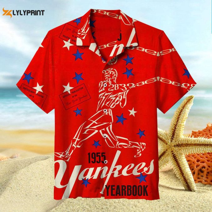 Retro New York Yankees Hawaiian Shirt Summer Gift For Men Women 1