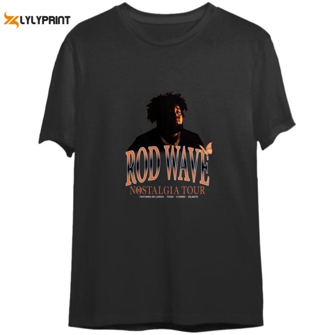 Retro Rod Wave Nostalgia Tour Dates Tee: Double Sided T-Shirt 1