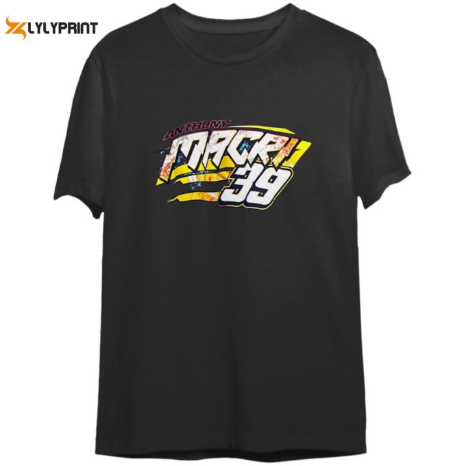Rev Up Your Style With The Anthony Macri Sprint Car Graphic T-Shirt For Dirt Track Racing Enthusiasts 1