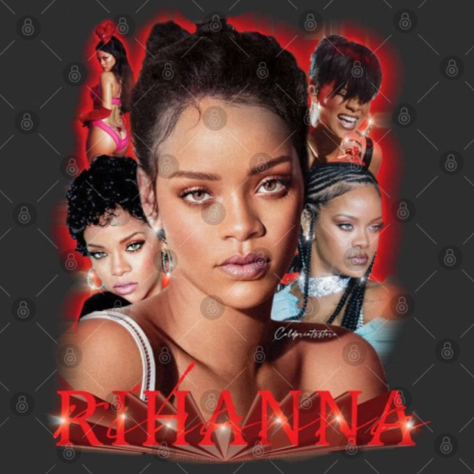 Rihanna Singer T-Shirt: Trendy Stylish &Amp; Unique Apparel For Fans 3