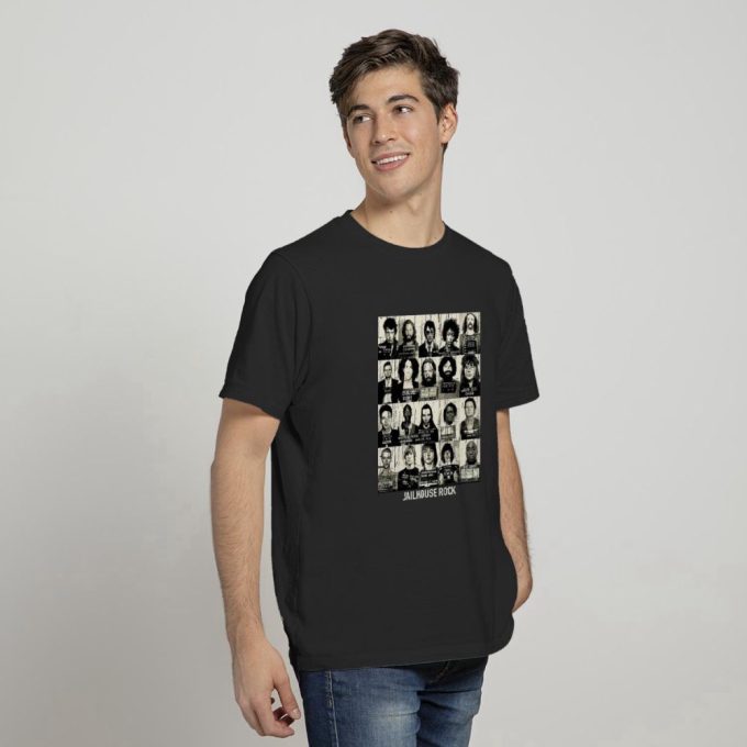 Rock And Roll Rock Star Mugshot, Rock Music, Band T Shirt For Men And Women T-Shirt For Men And Women 2