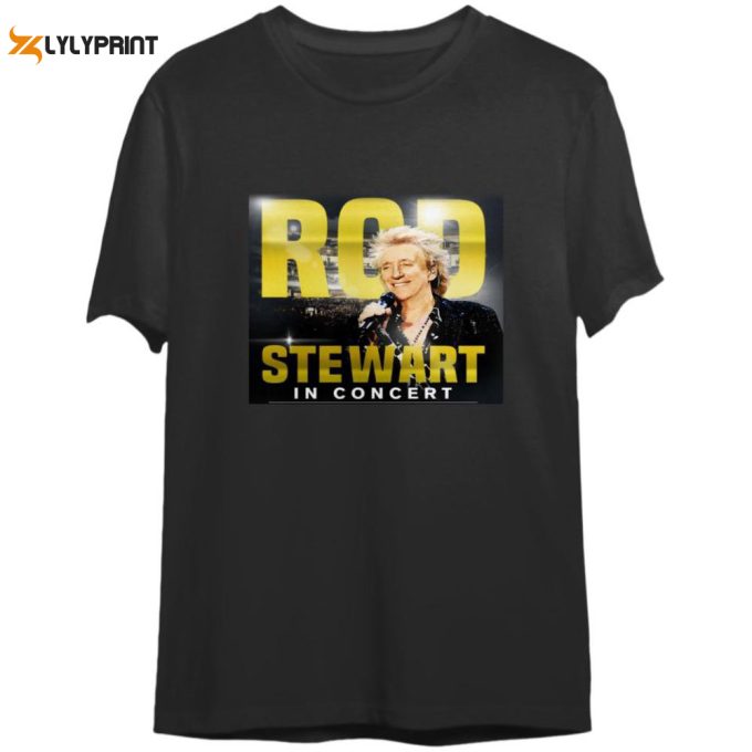 Rock Out In Style: Rod Stewart In Concert 2023 Tour T-Shirt 1