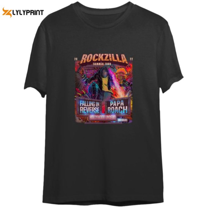 Rockzilla Summer Tour 2024 Vintage Shirt Gift For Women And Men 1