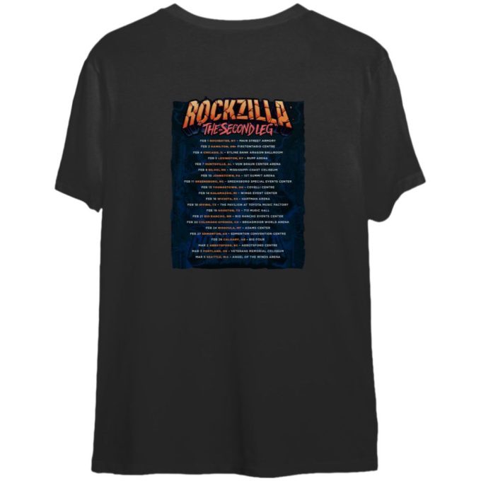 Rockzilla Tour, The Second Leg Tour 2023 Tee Gift For Women And Men 2