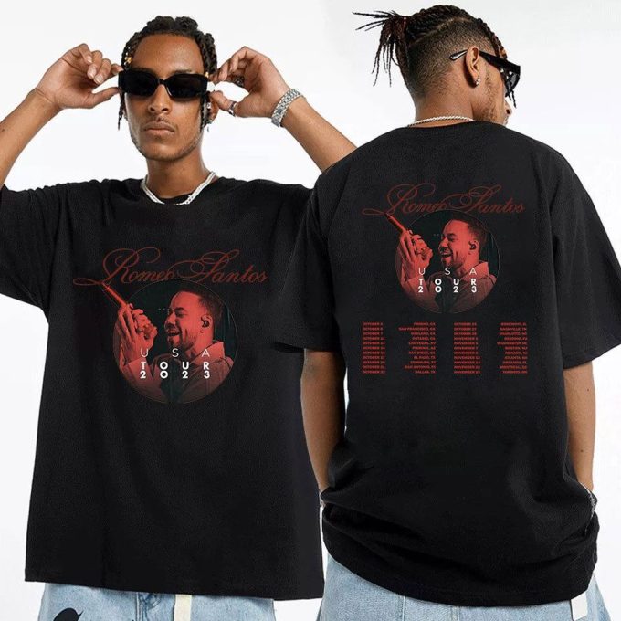 Romeo Santos 2023 Concert Shirt - Official Tour Merchandise And Fan Gift 5