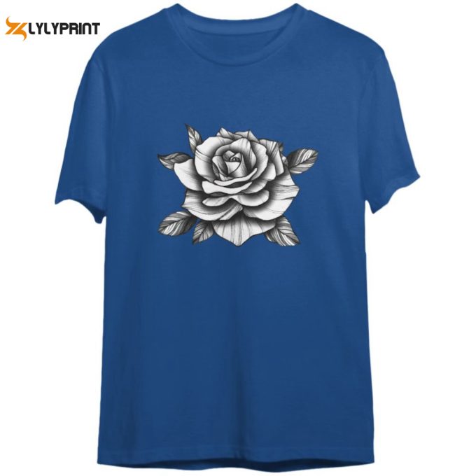 Stunning Rose T-Shirt - Explore The Beauty Of Roses With Our Exquisite Design 1