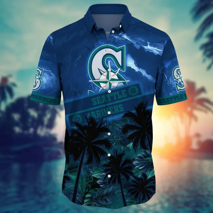 Seattle Mariners Mlb Flower Hawaii Shirt Gift For Fans 3