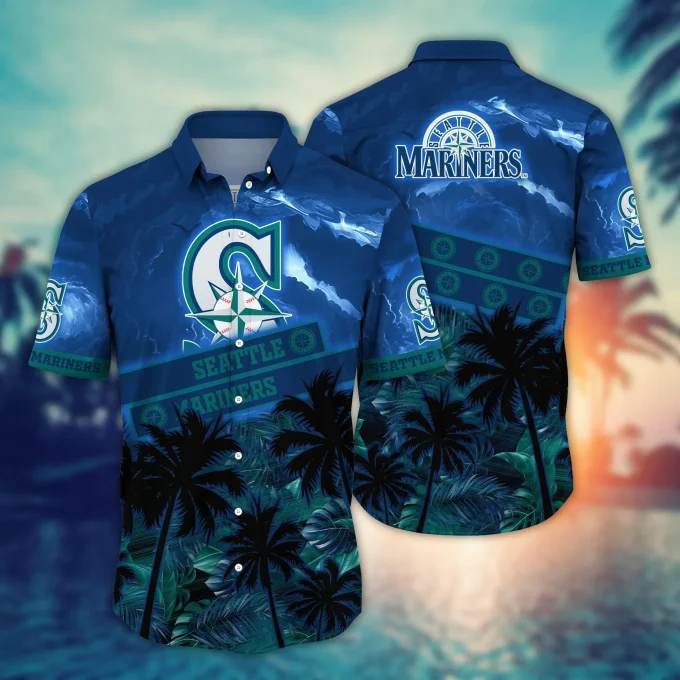 Seattle Mariners Mlb Flower Hawaii Shirt Gift For Fans 1