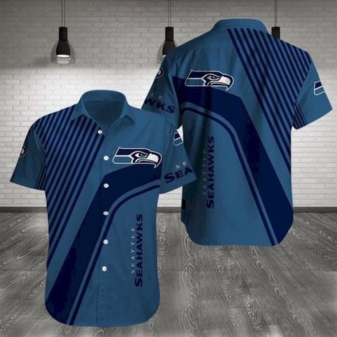 Seattle Seahawks Hawaiian Shirt, Hawaiian Shirt Gift, Christmas Gift Gift For Fans 1