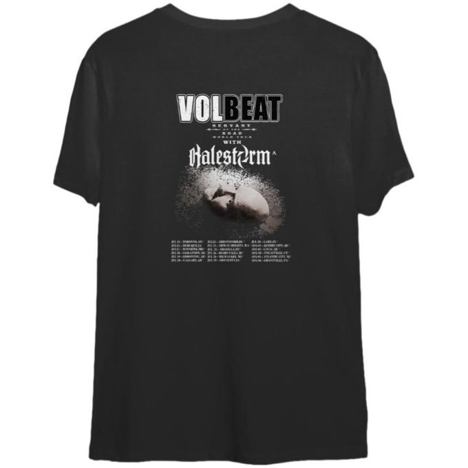 Servant Of The Road World Tour 2023 Shirt, Volbeat 2023 Tour Shirt, Volbeat Band Fan Shirt, Volbeat 2023 Concert Shirt 2
