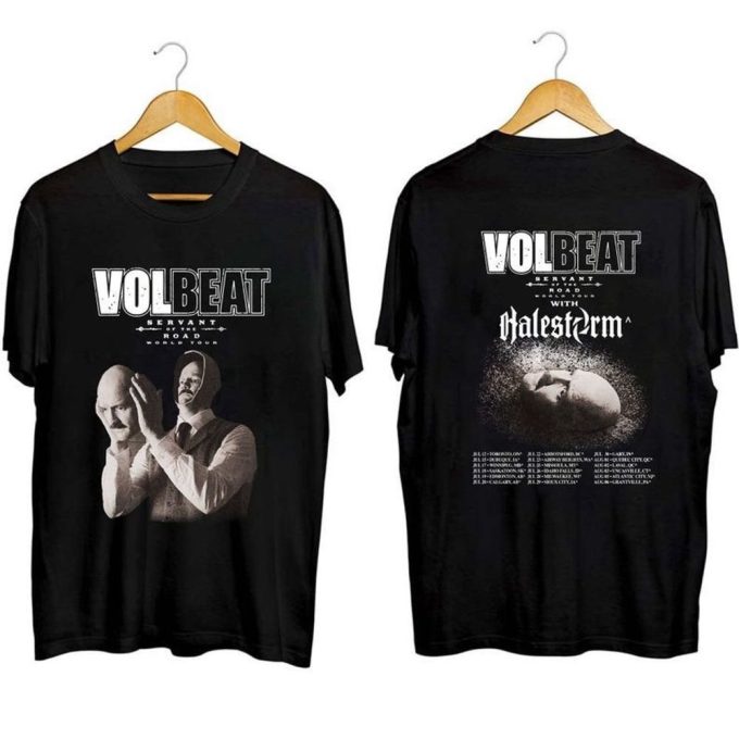 Servant Of The Road World Tour 2023 Shirt, Volbeat 2023 Tour Shirt, Volbeat Band Fan Shirt, Volbeat 2023 Concert Shirt 5
