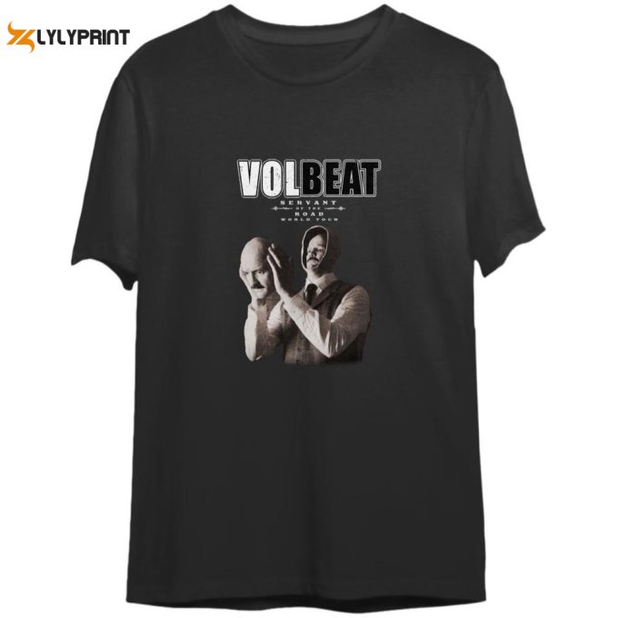 Servant Of The Road World Tour 2023 Shirt, Volbeat 2023 Tour Shirt, Volbeat Band Fan Shirt, Volbeat 2023 Concert Shirt 1