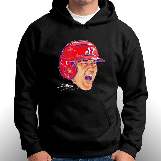 Shohei Ohtani 17 Los Angeles Angels Baseball Player Scream Signature T-Shirt Hoodie Gift For Men Women 5