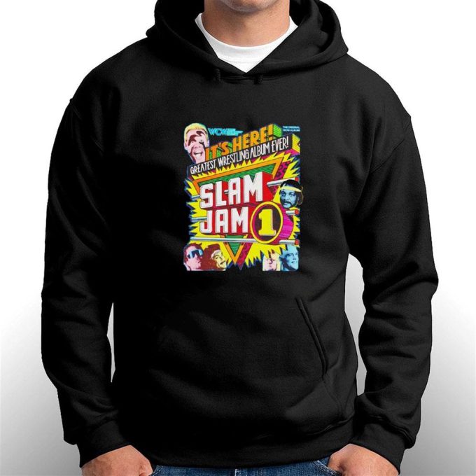 Slam Jam 1 Its Here Greatest Wrestling Album Ever T-Shirt For Men Women Gift For Men Women 3