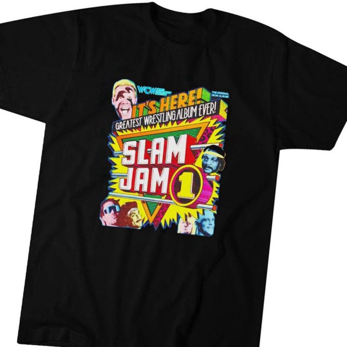 Slam Jam 1 Its Here Greatest Wrestling Album Ever T-Shirt For Men Women Gift For Men Women 5