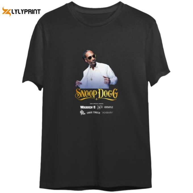 Snoop Dogg World Tour 2023 T-Shirt: Two Sides Shirt - Limited Edition 1