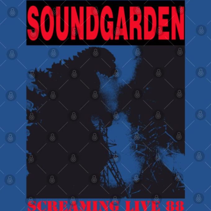 Vintage Soundgarden Screaming Live 88 Total Fuc Godhead T-Shirt 3