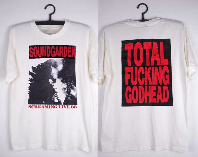 Vintage Soundgarden Screaming Live 88 Total Fuc Godhead T-Shirt 5