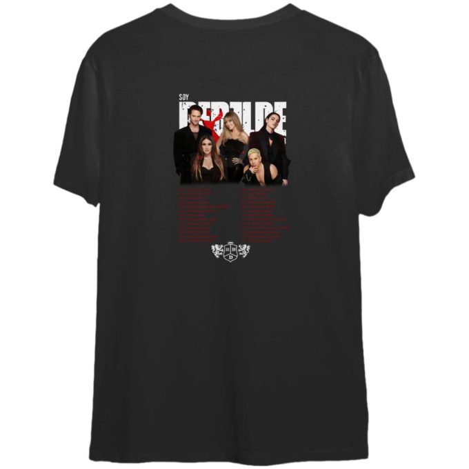 Soy Rebelde Two Sides T-Shirt - Rebelde Tour 2023 Unisex Shirt 2