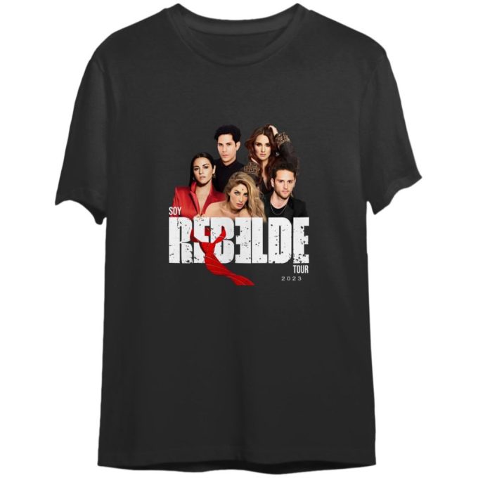 Soy Rebelde Two Sides T-Shirt - Rebelde Tour 2023 Unisex Shirt 1